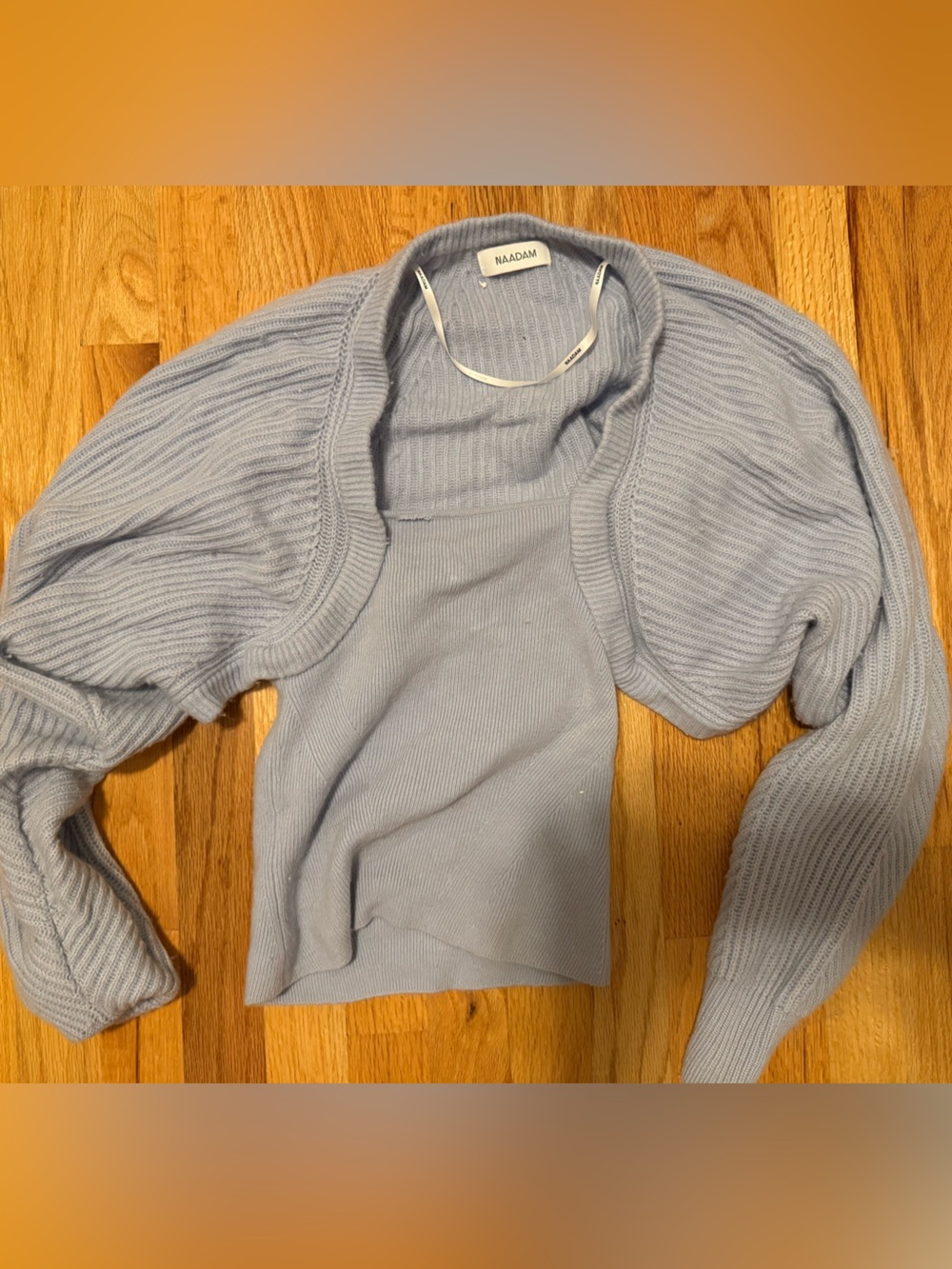 NAADAM Powder Blue Cashmere/Wool Sweater from Saks